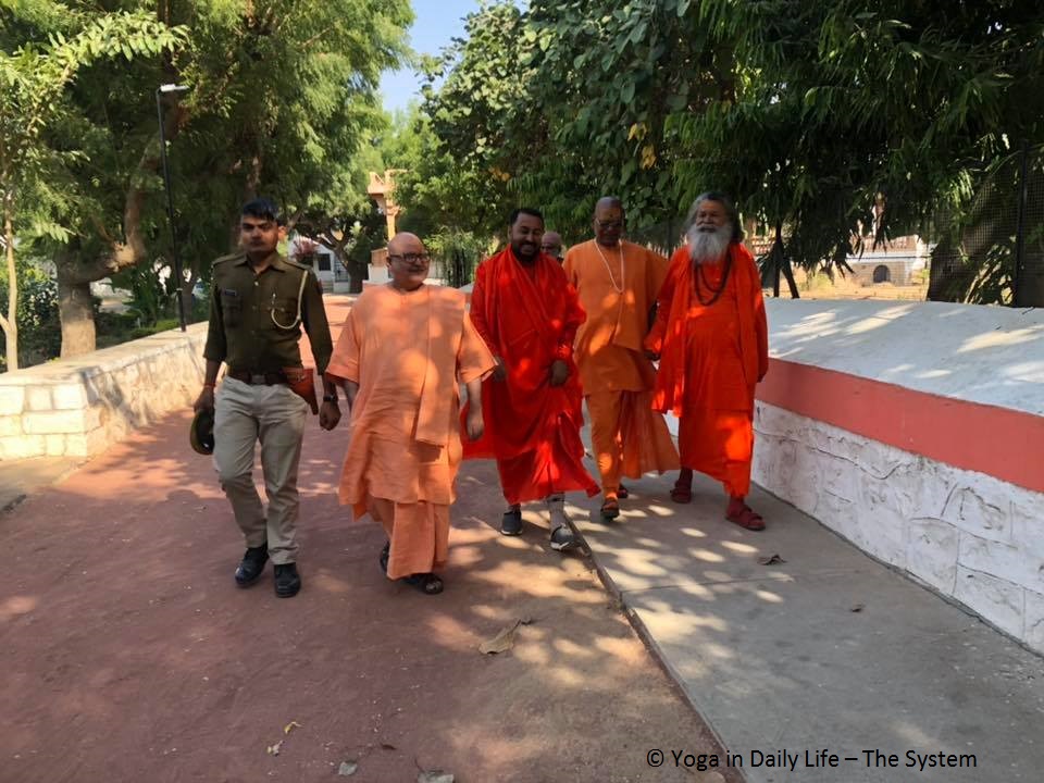 Respected visitors in OM Ashram